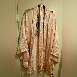 Jacquie Aiche Blush Silk Kimono Jacket